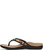 Vionic Tide II Leopard Print Suede and Leather Thong Sandals - Image 5
