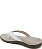 Color:White - Image 4 - Tide Patent Leather Thong Sandals