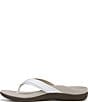 Color:White - Image 5 - Tide Patent Leather Thong Sandals