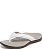 Color:White - Image 6 - Tide Patent Leather Thong Sandals