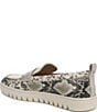 Vionic Uptown Leather Snake Print Packable Penny Loafers - Image 4