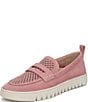 Vionic Uptown Perforated Suede Packable Travel Penny Loafers - Image 6