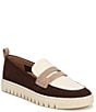 Vionic Uptown Suede and Leather Packable Penny Loafers - Image 1