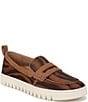 Vionic Uptown Tiger Print Calf Hair Packable Penny Loafers - Image 1