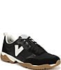 Vionic Walk Slim Glide Sleek Leather Lace Up Sneakers - Image 1