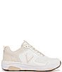 Color:White/Cream - Image 2 - Walk Strider Leather and Mesh Performance Walking Sneakers