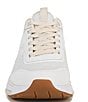 Color:White/Cream - Image 6 - Walk Strider Leather and Mesh Performance Walking Sneakers