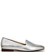 Color:Silver Metallic - Image 2 - Willa II Leather Slip-On Loafers
