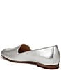 Color:Silver Metallic - Image 4 - Willa II Leather Slip-On Loafers