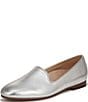 Color:Silver Metallic - Image 6 - Willa II Leather Slip-On Loafers