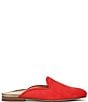 Color:Red - Image 2 - Willa Suede Slip-On Mules
