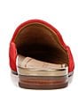 Color:Red - Image 3 - Willa Suede Slip-On Mules