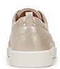 Color:Gold Metallic - Image 3 - Winny Leather Detail Lace-Up Sneakers