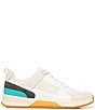 Color:Marshmallow Teal - Image 2 - Women's Fearless Leather Mesh Sneakers