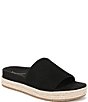 Vionic Yasmina Suede Platform Espadrille Slide Sandals - Image 1