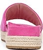 Vionic Yasmina Suede Platform Espadrille Slide Sandals - Image 6