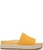Vionic Yasmina Suede Platform Espadrille Slide Sandals - Image 5