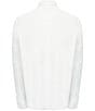 Visconti Big & Tall Melange Knit Long Sleeve Woven Shirt, Color:White - Image 2