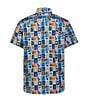 Visconti Big & Tall Multi-Color Print Stretch Short Sleeve Woven Shirt, Color:Multi - Image 2