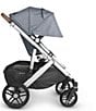 Color:Gregory - Image 3 - VISTA V2 Convertible Single-To-Double With Bassinet Stroller System
