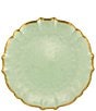 Color:Pistachio - Image 1 - Viva by Vietri Baroque Glass Dinner Plate