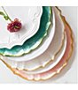 Color:Aqua - Image 2 - Viva by VIETRI Pastel Glass Salad Plate