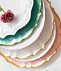 Color:White - Image 3 - Viva by VIETRI Pastel Glass Service Charger Plate
