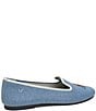Color:Denim Blue Tassel - Image 3 - Audrey Stretch Knit Tassel Loafers