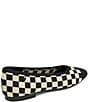 Color:Checker - Image 2 - Margot 2.0 Stretch Knit Checkered Flats