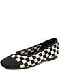 Color:Checker - Image 4 - Margot 2.0 Stretch Knit Checkered Flats