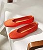 Color:Citrus Orange - Image 6 - Margot 2.0 Stretch Knit Flats