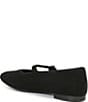 Color:Black - Image 3 - Margot Stretch Knit Water Resistant Mary Jane Flats
