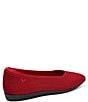 Color:Ruby Red/Black - Image 2 - Margot Walker Stretch Knit Ballet Flats