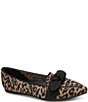 VIVAIA Michelle 2.0 Leopard Knit Pointed Toe Bow Flats,Specials : American Fashion Style Bags On Sale