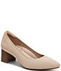 Color:Almond - Image 1 - Tamia Stretch Knit Pumps