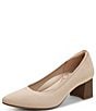 Color:Almond - Image 4 - Tamia Stretch Knit Pumps