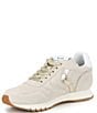 Color:Ice Plantine - Image 4 - Julia Suede Metallic Detail Lace-Up Sneakers
