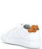Color:White - Image 3 - Lipari Leather Platform Lace-Up Sneakers