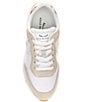 Color:Beige White - Image 5 - Storm Suede and Nylon Lace-Up Sneakers