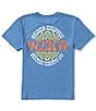Color:Blue Bird - Image 1 - Big Boys 8-20 Short Sleeve Stoneature Graphic T-Shirt
