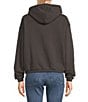 Volcom 1991 Mini Long Sleeve Brushed Back Fleece Hoodie, Color:Vintage Black - Image 2