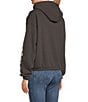 Volcom 1991 Mini Long Sleeve Brushed Back Fleece Hoodie, Color:Vintage Black - Image 4