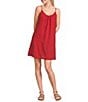 Volcom Baby Cakes Scoop Neck Sleeveless Slip Mini Dress - Image 1