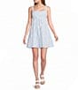 Volcom Beach Moon Sleeveless Printed Fit-and-Flare Dress - Image 1