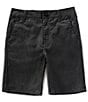 Volcom Big Boys 24-28 Frickin Chino Shorts, Color:Charcoal Heahter - Image 1