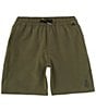 Color:Dark Slate - Image 1 - Big Boys 8-20 Nomoly Hybrid 16#double; Outseam Pull-On Shorts