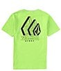 Color:Electric Green - Image 2 - Big Boys 8-20 Short Sleeve Repeater T-Shirt