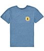 Color:Stone Blue Heather - Image 2 - Big Boys 8-20 Short Sleeve Shaped Up T-Shirt