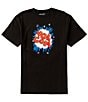 Volcom Big Boys 8-20 Short Sleeve Stone Pow Logo T-Shirt, Color:Black - Image 1