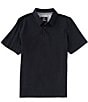 Color:Black - Image 1 - Big Boys 8-20 Short Sleeve Wowzer Polo Shirt
